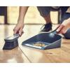 Joseph Joseph CleanStore Wall-Mounted Adjustable Long Handle Broom Sweeper with Dust-Shield Storage, Indoor Sweeping Floor Brush with Soft Bristles and Comb(Dustpan & Brush)