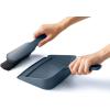 Joseph Joseph CleanStore Wall-Mounted Adjustable Long Handle Broom Sweeper with Dust-Shield Storage, Indoor Sweeping Floor Brush with Soft Bristles and Comb(Dustpan & Brush)