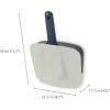 Joseph Joseph CleanStore Wall-Mounted Adjustable Long Handle Broom Sweeper with Dust-Shield Storage, Indoor Sweeping Floor Brush with Soft Bristles and Comb(Dustpan & Brush)