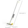 Joseph Joseph CleanTech 2-in-1 Multi-Surface Spray Mop with Washable Microfiber Cleaning Pad & Spot-Cleaning Abrasive Scrubber, Wall Mounted for Easy Storage(Mop + Pad)