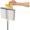 Joseph Joseph CleanTech Wall-Mounted Indoor Dustpan & Brush Set with Dust-Shield Compact, Clean Storage, Handheld Broom(Broom)