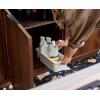 Joseph Joseph CupboardStore Large Easy-Access Wheeled Storage Caddy – Under-Sink Kitchen Organizer, Made from Recycled Plastic(Regular)