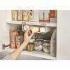 Joseph Joseph CupboardStore Under Shelf Storage Plastic Wrap, Film, Foil and Bag Space Saving Cabinet Organizer | Plastic Wrap, Foil, Bag