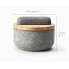 Joseph Joseph Dash™ Pestle & Mortar Set with Bamboo Lid,Gray