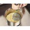 Joseph Joseph Delta Folding Nylon Head, Space Saving Potato Masher, Stores Flat(Gray/Green)