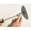 Joseph Joseph Delta Folding Nylon Head, Space Saving Potato Masher, Stores Flat(Gray/Green)