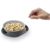 Joseph Joseph Double Dish Pistachio and Snack Serving bowl with Food Waste Compartment, BPA-Free – Grey(Gray)