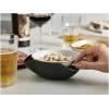 Joseph Joseph Double Dish Pistachio and Snack Serving bowl with Food Waste Compartment, BPA-Free – Grey(Gray)