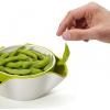 Joseph Joseph Double Dish Pistachio and Snack Serving bowl with Food Waste Compartment, BPA-Free – Grey(Green/White)