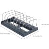 Joseph Joseph DrawerStore Cookware Organizer, Baking Tray Rack, Space Saving Storage for Pans, Lids, Cutting Boards(Baking Trays)