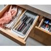 Joseph Joseph DrawerStore Expanding Utensil and Gadget Organizer, Expandable Tray for Kitchen Drawer, Recycled Plastic(Knife Organizer)
