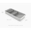 Joseph Joseph DrawerStore Expanding Utensil and Gadget Organizer, Expandable Tray for Kitchen Drawer, Recycled Plastic(Knife Organizer)