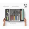 Joseph Joseph DrawerStore Expanding Utensil and Gadget Organizer, Expandable Tray for Kitchen Drawer, Recycled Plastic(Utensils Organizer)