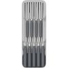 Joseph Joseph DrawerStore Knife Organizer, holds up to 9 knives, Kitchen Organization & Drawer Storage – Compact, Grey