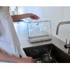 Joseph Joseph DrySmart Folding Stemmed Wine Glass Drying Rack, Space-Saving Draining Board Organizer, Made from Recycled Plastic(Wine Glass)