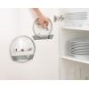 Joseph Joseph Duo – Set of 3 Pot and Pan Lid Holders, Self Adhesive Wall Mount Storage Organiser, Suitable for Lids Up to 24 cm, 3M VHB Tape Included, Grey