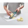 Joseph Joseph Duo 2-Piece Kitchen Grater Set, Vegetable, Cheese Coarse and Fine Grater, Citrus Zester, Opal/Green