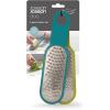 Joseph Joseph Duo 2-Piece Kitchen Grater Set, Vegetable, Cheese Coarse and Fine Grater, Citrus Zester, Opal/Green