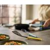 Joseph Joseph Duo 3-Piece Utensil Set with Integrated Tool Rests: Scratch-Free Use on Non-Stick Cookware, Includes Solid & Slotted Spoons and Turner, Heat-Resistant(Multicolor)