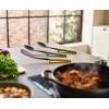 Joseph Joseph Duo 3-Piece Utensil Set with Integrated Tool Rests: Scratch-Free Use on Non-Stick Cookware, Includes Solid & Slotted Spoons and Turner, Heat-Resistant(Multicolor)