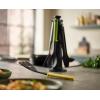 Joseph Joseph Duo 5-Piece Utensil Set with Storage Stand Complete Set with Integrated Tool Rests for Hygiene, Heat-Resistant Nylon Heads, Perfect for Non-Stick Cookware