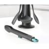 Joseph Joseph Duo 5-Piece Utensil Set with Storage Stand Complete Set with Integrated Tool Rests for Hygiene, Heat-Resistant Nylon Heads, Perfect for Non-Stick Cookware