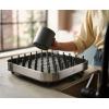 Joseph Joseph Duo Expanding Dish Drying Rack with Removable Silverware Holder, Draining Spout, Stainless steel(Stainless Steel)