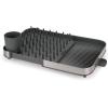 Joseph Joseph Duo Expanding Dish Drying Rack with Removable Silverware Holder, Draining Spout, Stainless steel(Stainless Steel)