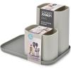 Joseph Joseph Duo Kitchen Counter Organizer, Kitchen and Storage Organisation for Gadgets, Utensils and Condiments, Grey(One-Size)