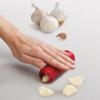 Joseph Joseph Duo Silicone Garlic Peeler, Skin Remover Roller, Peel Without Smell, Opal(Red)