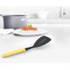 Joseph Joseph Duo Slotted Turner with Integrated Tool Rest: Hygienic, Heat-Resistant Nylon Head, Safe for Non-Stick Cookware, Light Yellow