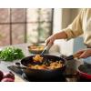 Joseph Joseph Duo Solid Spoon with Integrated Tool Rest Hygienic Design, Heat-Resistant Nylon Head, Ideal for Non-Stick Cookware, Opal