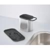 Joseph Joseph Duo Under Sink Storage, Plastic, Gray(Steel)
