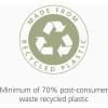 Joseph Joseph Eco IW9 Recycled Bin Liners, Kitchen/Bathroom Trash Bags, Tie Tape Drawstring, Extra Strong, 20-Pack, 10L/2.6 Gallons, Grey(10.6 gallons)