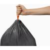 Joseph Joseph Eco IW9 Recycled Bin Liners, Kitchen/Bathroom Trash Bags, Tie Tape Drawstring, Extra Strong, 20-Pack, 10L/2.6 Gallons, Grey(10.6 gallons)