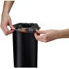 Joseph Joseph Eco IW9 Recycled Bin Liners, Kitchen/Bathroom Trash Bags, Tie Tape Drawstring, Extra Strong, 20-Pack, 10L/2.6 Gallons, Grey(1.3 gallons)