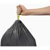 Joseph Joseph Eco IW9 Recycled Bin Liners, Kitchen/Bathroom Trash Bags, Tie Tape Drawstring, Extra Strong, 20-Pack, 10L/2.6 Gallons, Grey(6.3 – 9.5 gallons)
