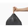 Joseph Joseph Eco IW9 Recycled Bin Liners, Kitchen/Bathroom Trash Bags, Tie Tape Drawstring, Extra Strong, 20-Pack, 10L/2.6 Gallons, Grey(7.9 gallons)
