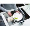 Joseph Joseph Edge Dish Brush with Integrated Sink Rest, Green(Gray)