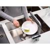 Joseph Joseph Edge Dish Brush with Integrated Sink Rest, Green(Green)