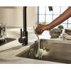 Joseph Joseph Edge Dish Brush with Integrated Sink Rest, Green(Stone/Sage)