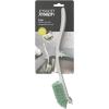 Joseph Joseph Edge Dish Brush with Integrated Sink Rest, Green(Stone/Sage)