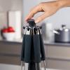 Joseph Joseph Elevate – Kitchen tools & gadgets Carousel 6-Piece Utensil Set with rotating stand, Ergonomic silicone handles, non stick head- Sage Green(Black)