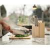 Joseph Joseph Elevate Fusion 5-piece knife, cleaver and scissor set with beechwood block(5-Piece)