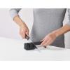 Joseph Joseph Elevate Knives SlimBlock Stainless Steel 7 Piece Kitchen Knife Block Set with ceramic sharpener – Black(Plastic)