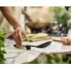 Joseph Joseph Elevate Silicone Solid Spoon, BPA Free, Heat Resistant Non Stick Kitchen Utensil, Weighted Stainless Steel Handle(Spoon)