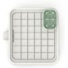 Joseph Joseph Extendable Dish Drying Rack with expanding Dual Parts, Non-Scratch, Movable Silverware Drainer & Drainage Spout, Grey(Light Stone/Sage)