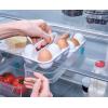 Joseph Joseph FridgeStore Egg Storage Caddy – Holds 12 Eggs, Easy-Access Handle and Wheels, BPA-Free Fridge Organizer(Egg Holder)