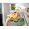 Joseph Joseph FridgeStore Egg Storage Caddy – Holds 12 Eggs, Easy-Access Handle and Wheels, BPA-Free Fridge Organizer(Large Bin)