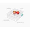 Joseph Joseph FridgeStore Egg Storage Caddy – Holds 12 Eggs, Easy-Access Handle and Wheels, BPA-Free Fridge Organizer(Large Caddy)